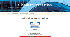 Desktop Screenshot of gibraltarfoundation.com