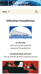 Mobile Screenshot of gibraltarfoundation.com